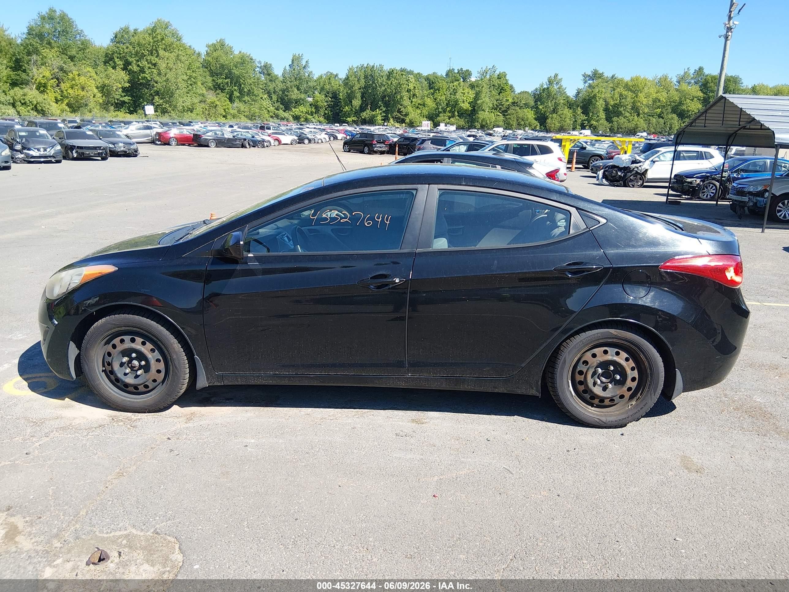 2012 Hyundai Elantra Gls (ulsan Plant) Black vin: KMHDH4AE3CU399037