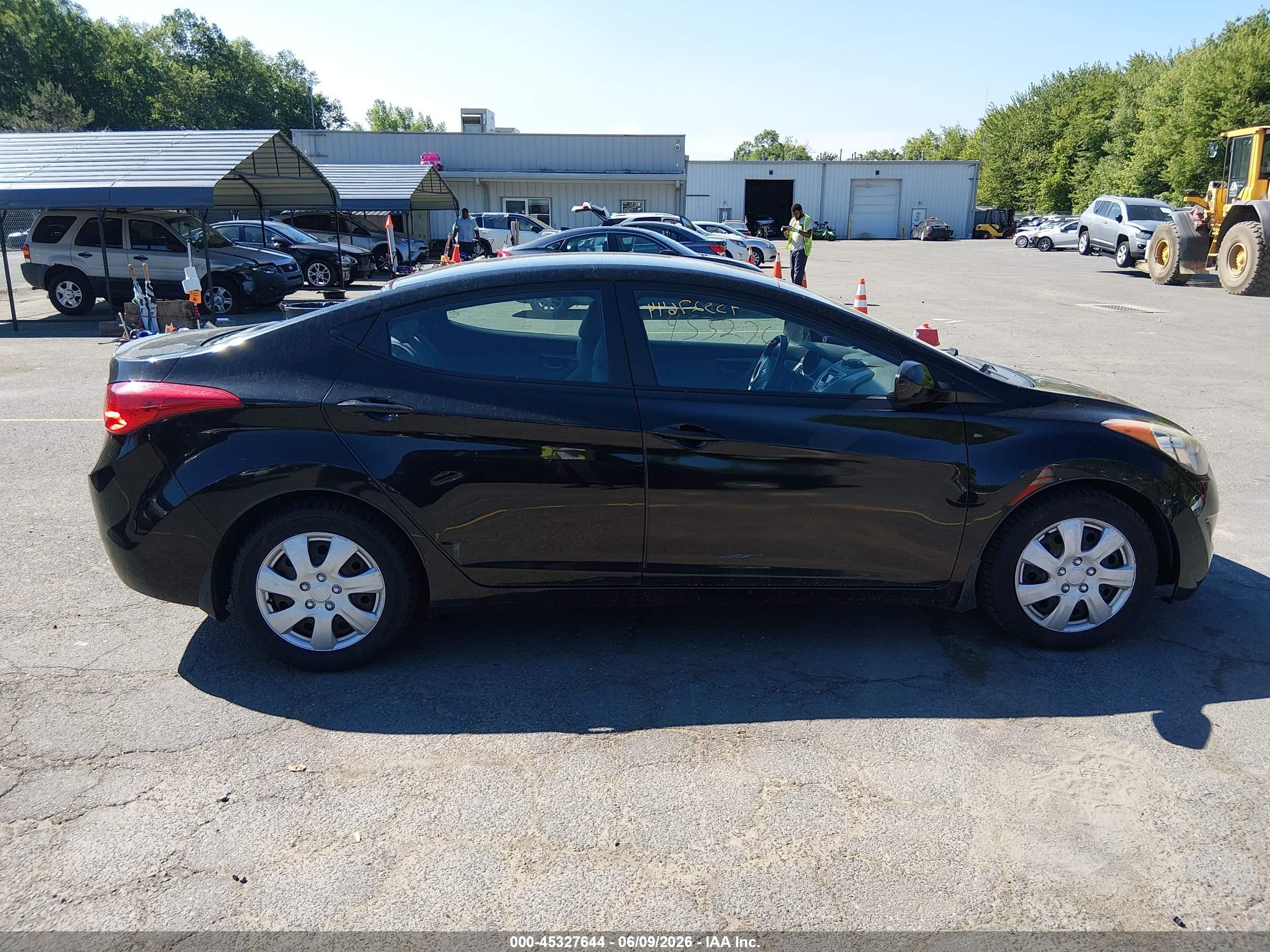 2012 Hyundai Elantra Gls (ulsan Plant) Black vin: KMHDH4AE3CU399037
