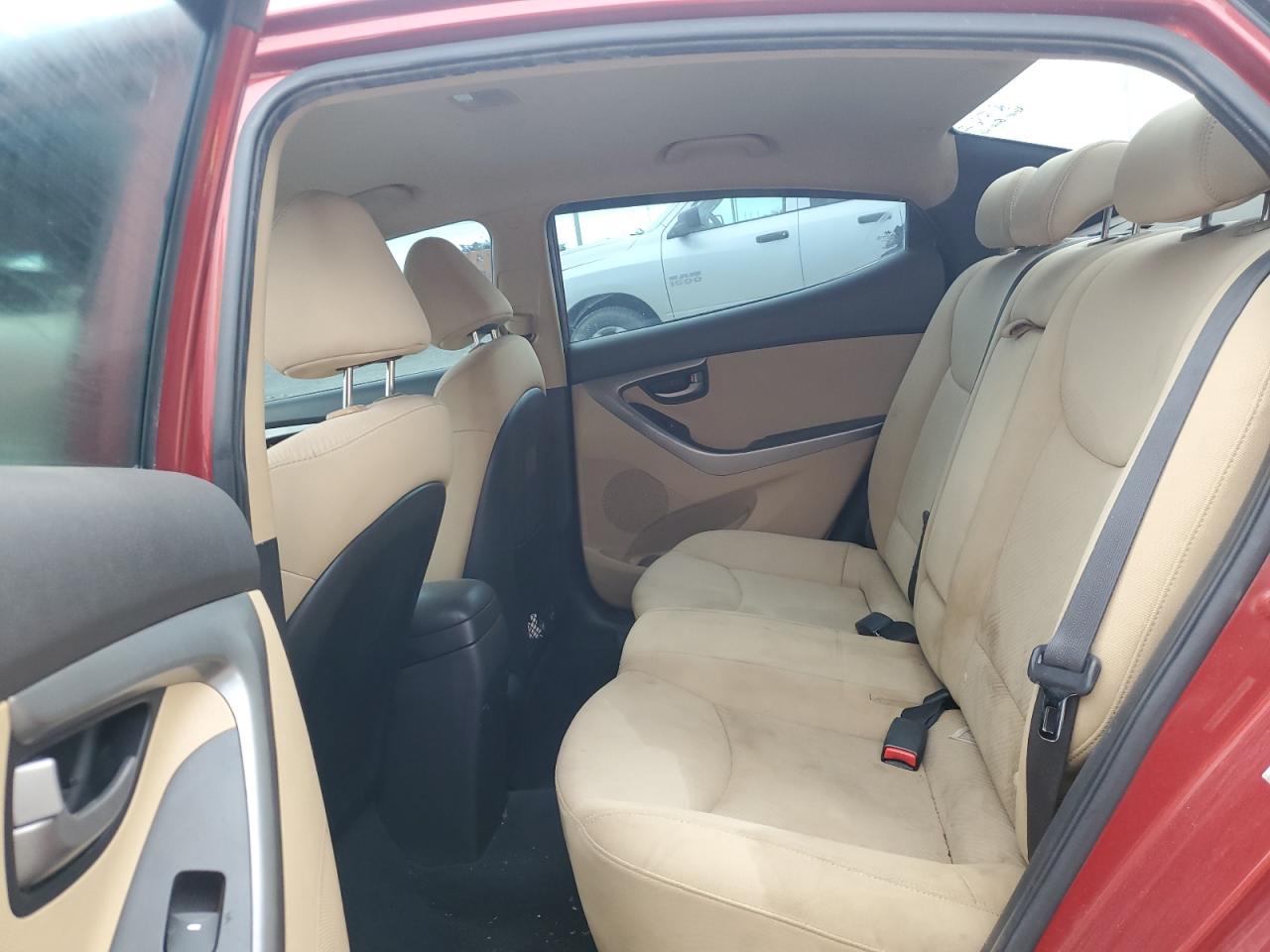 2012 Hyundai Elantra Gls Red vin: KMHDH4AE3CU404415