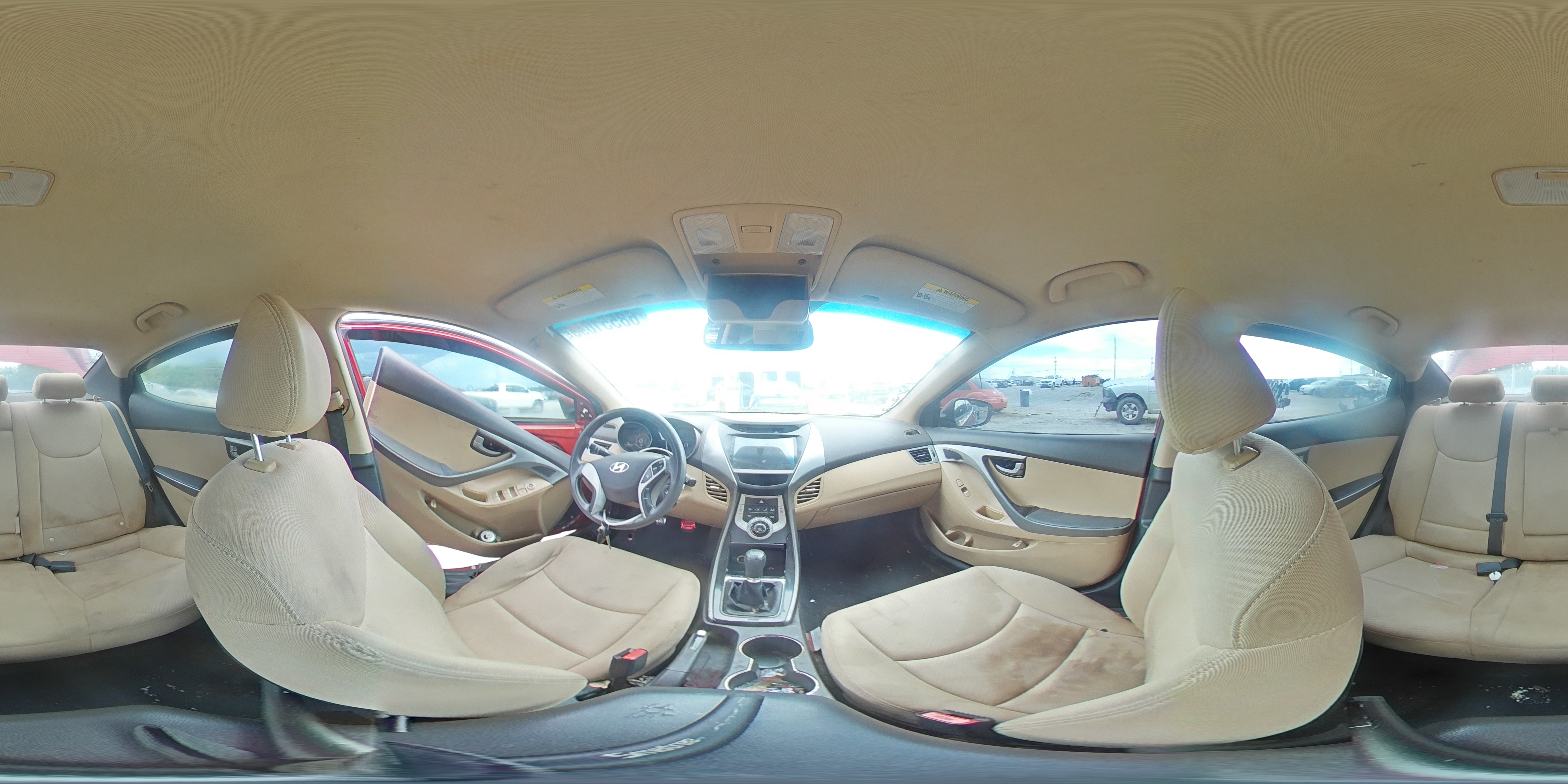 2012 Hyundai Elantra Gls Red vin: KMHDH4AE3CU404415