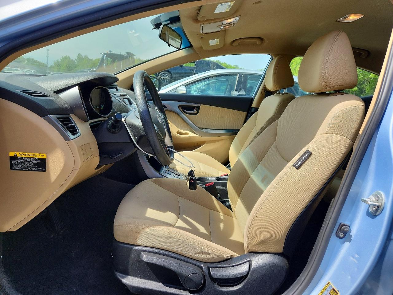 2012 Hyundai Elantra Gls Blue vin: KMHDH4AE3CU413549