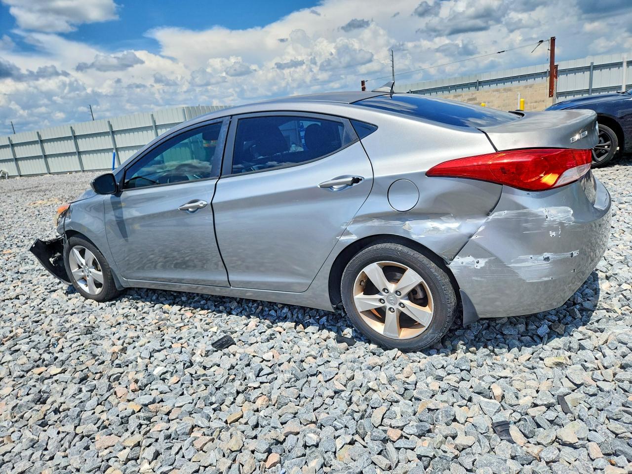 2012 Hyundai Elantra Gls Gray vin: KMHDH4AE3CU435423