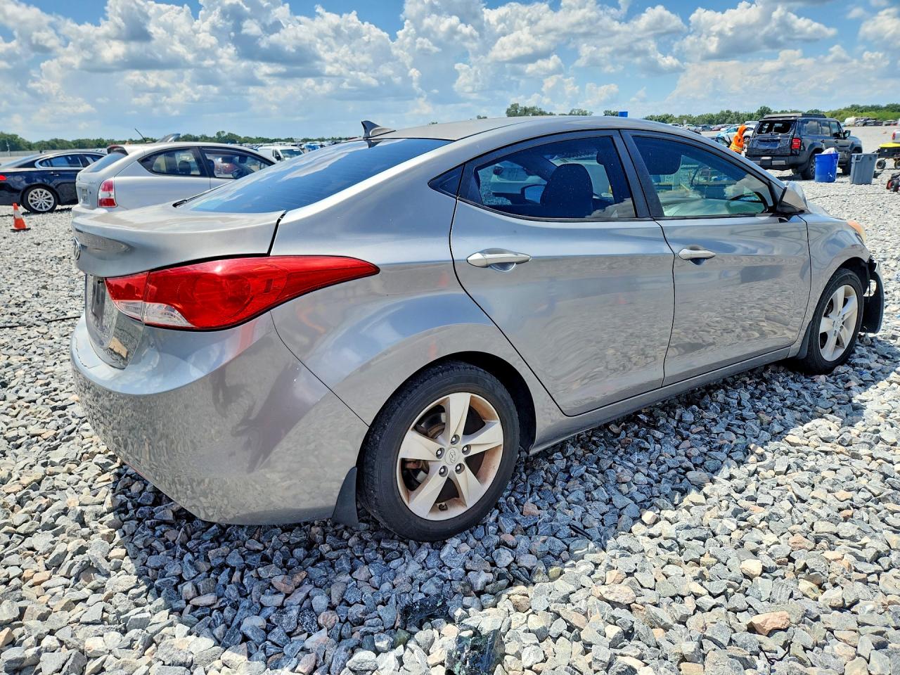2012 Hyundai Elantra Gls Gray vin: KMHDH4AE3CU435423