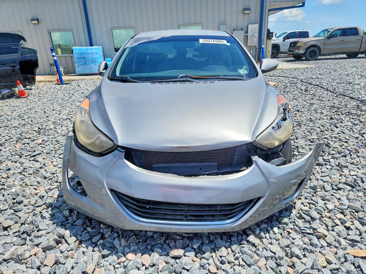 2012 Hyundai Elantra Gls Gray vin: KMHDH4AE3CU435423