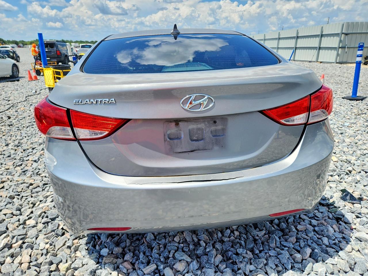 2012 Hyundai Elantra Gls Gray vin: KMHDH4AE3CU435423