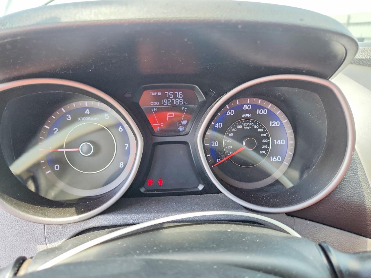 2012 Hyundai Elantra Gls Gray vin: KMHDH4AE3CU435423