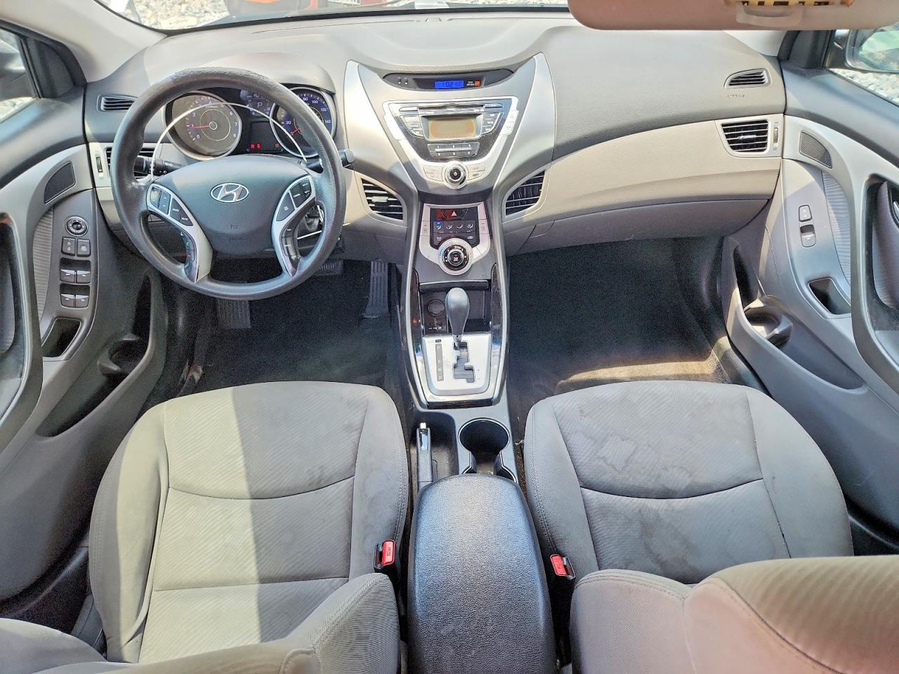 2012 Hyundai Elantra Gls Gray vin: KMHDH4AE3CU435423