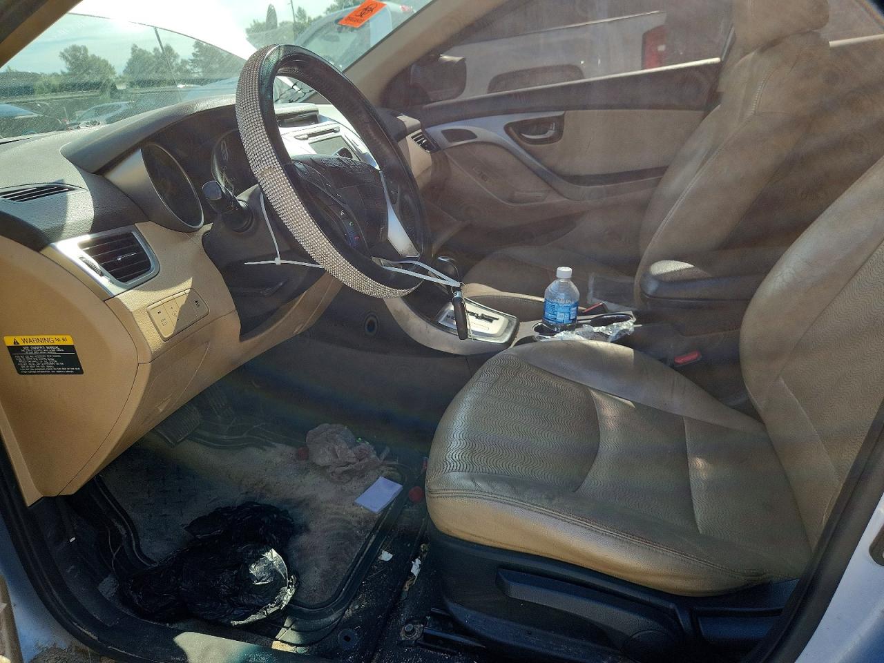 2012 Hyundai Elantra Limited Синий vin: KMHDH4AE3CU455509