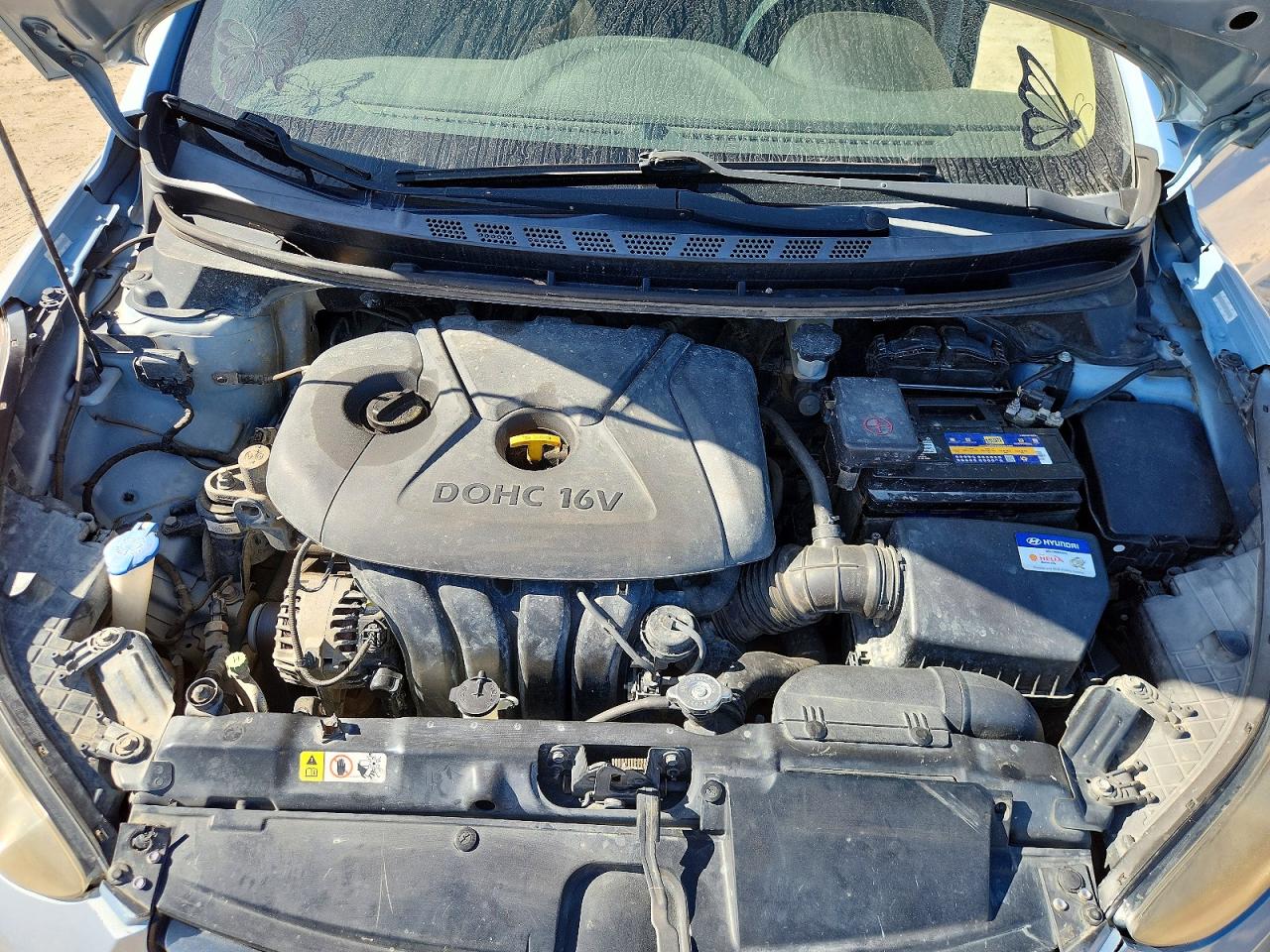 2012 Hyundai Elantra Limited Синий vin: KMHDH4AE3CU455509