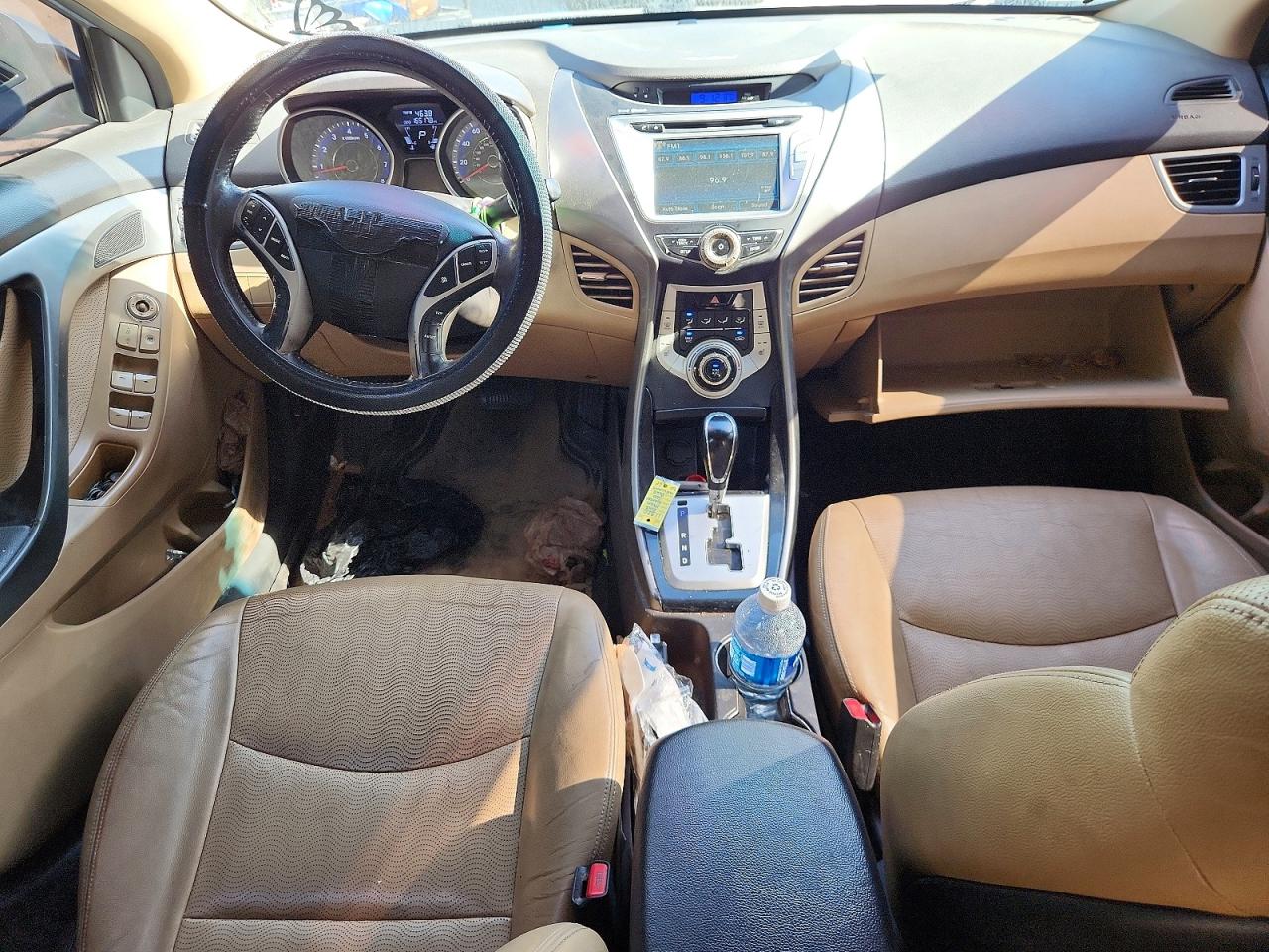 2012 Hyundai Elantra Limited Синий vin: KMHDH4AE3CU455509