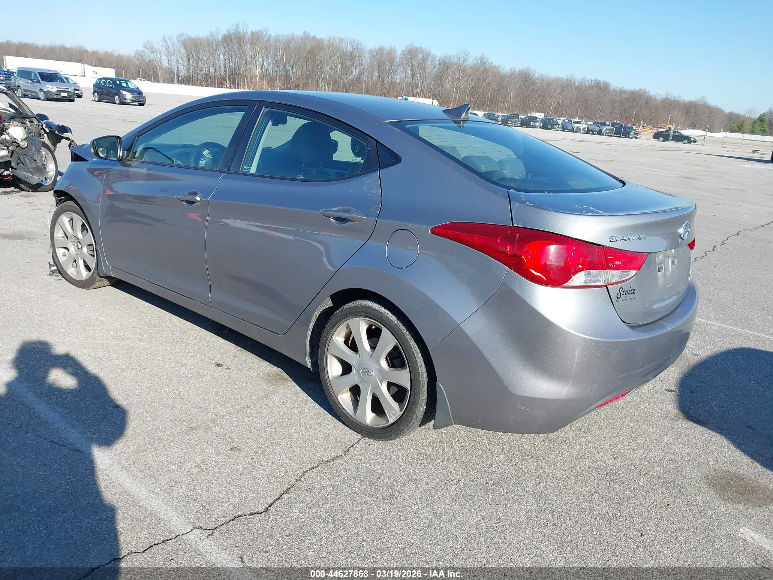 2012 Hyundai Elantra Limited (ulsan Plant) Gray vin: KMHDH4AE3CU455798