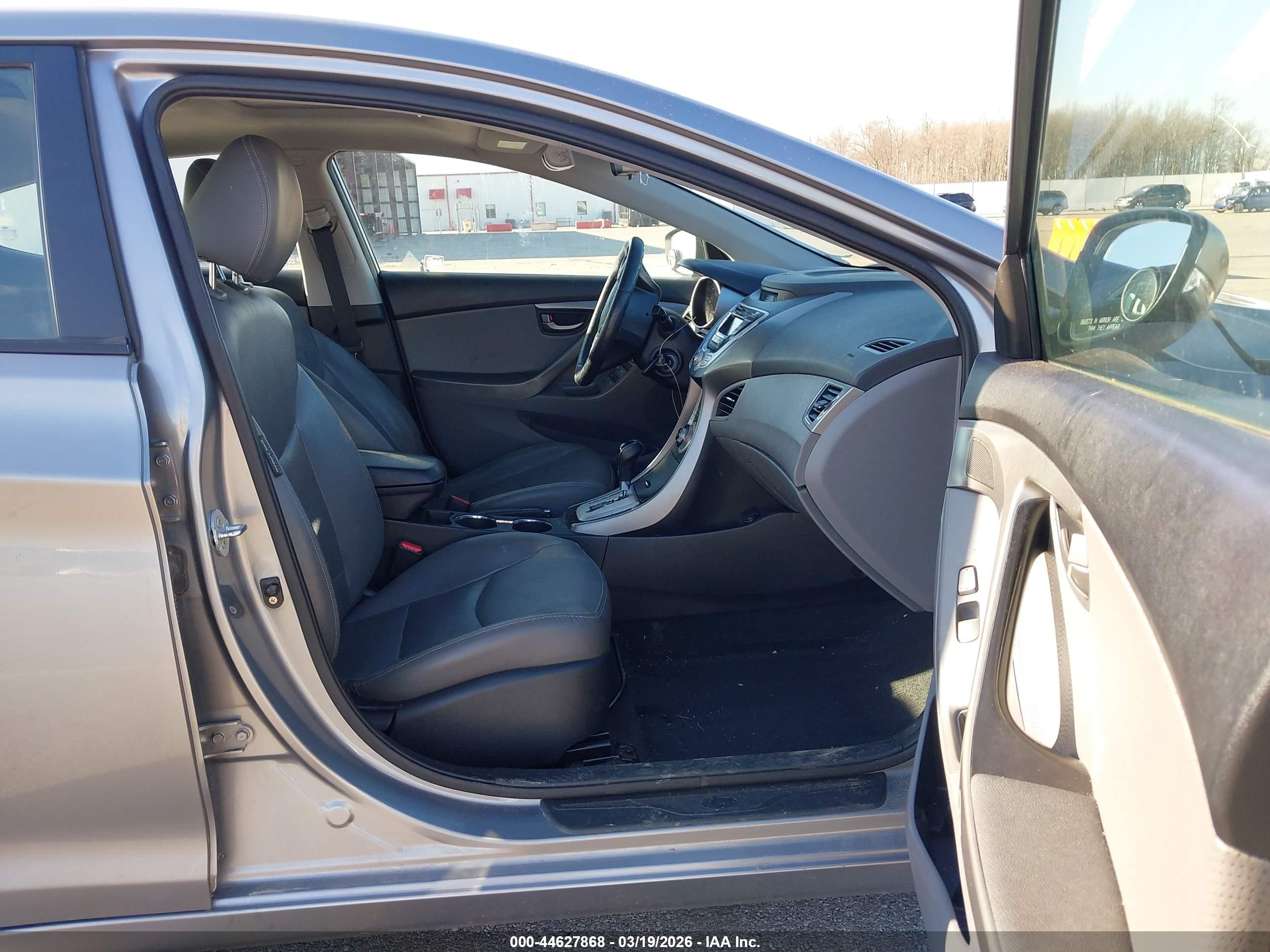 2012 Hyundai Elantra Limited (ulsan Plant) Gray vin: KMHDH4AE3CU455798