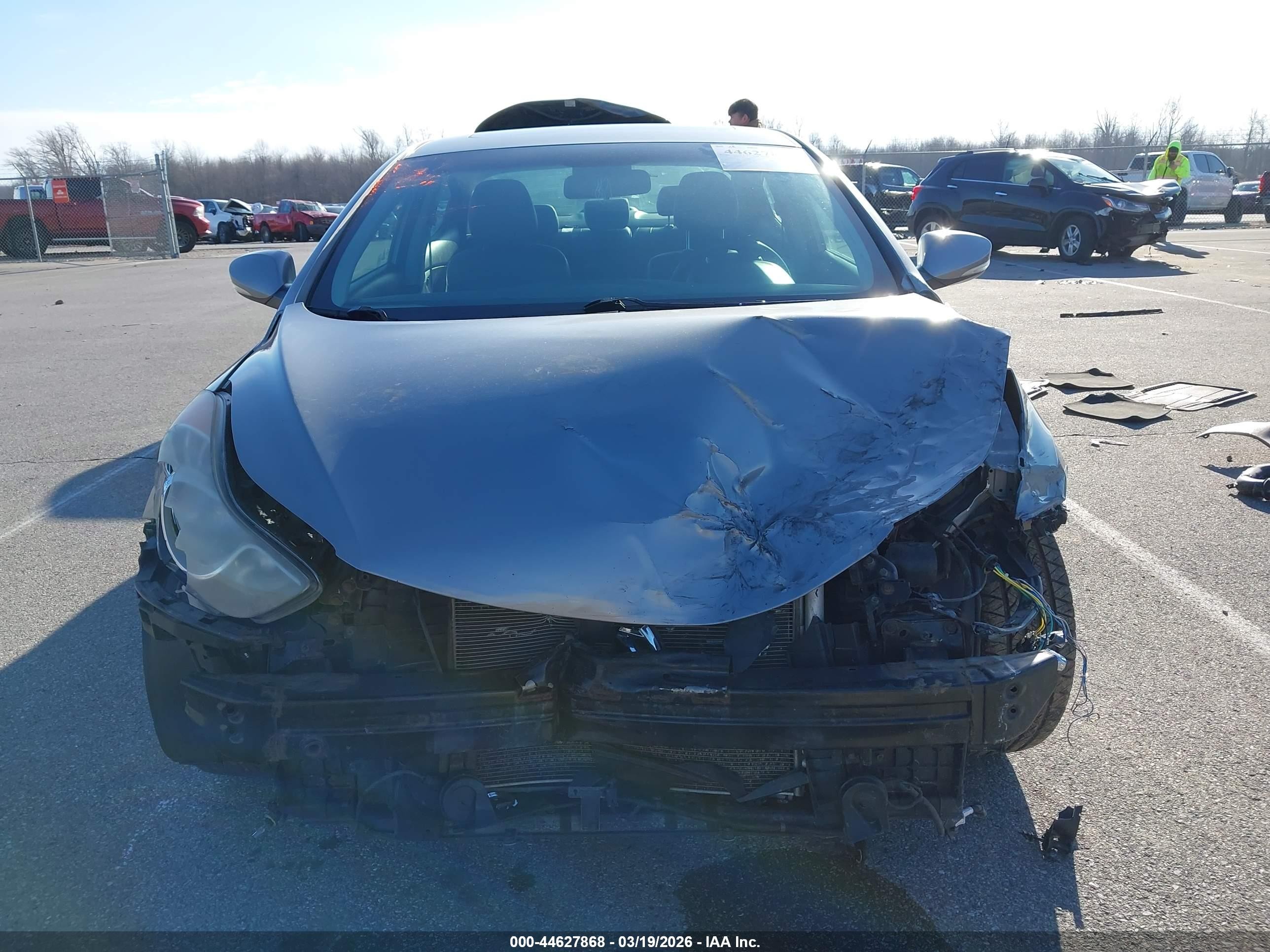 2012 Hyundai Elantra Limited (ulsan Plant) Gray vin: KMHDH4AE3CU455798
