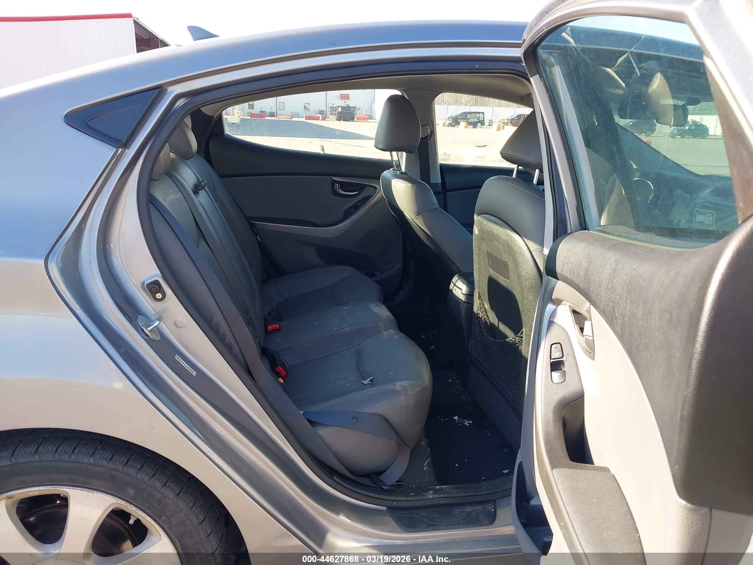 2012 Hyundai Elantra Limited (ulsan Plant) Gray vin: KMHDH4AE3CU455798