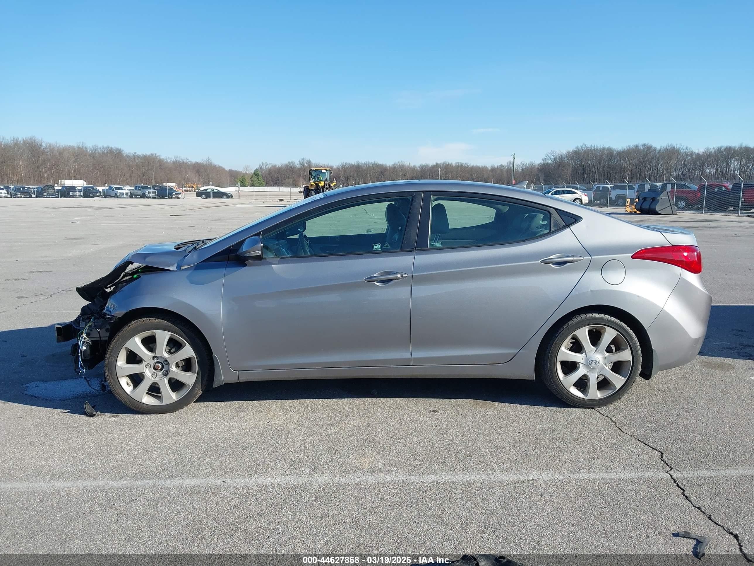 2012 Hyundai Elantra Limited (ulsan Plant) Gray vin: KMHDH4AE3CU455798