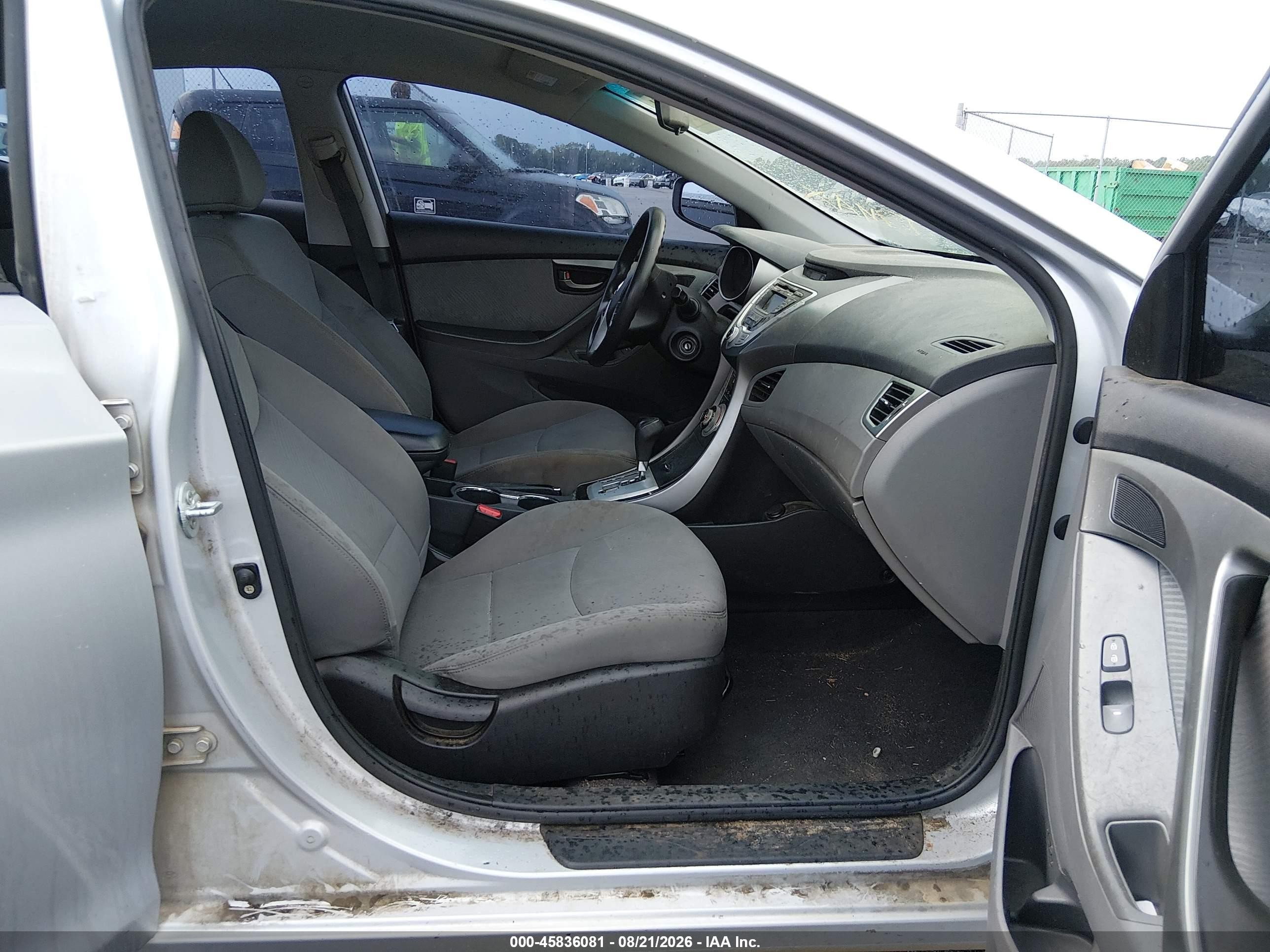 2012 Hyundai Elantra Gls (ulsan Plant) Silver vin: KMHDH4AE3CU465988