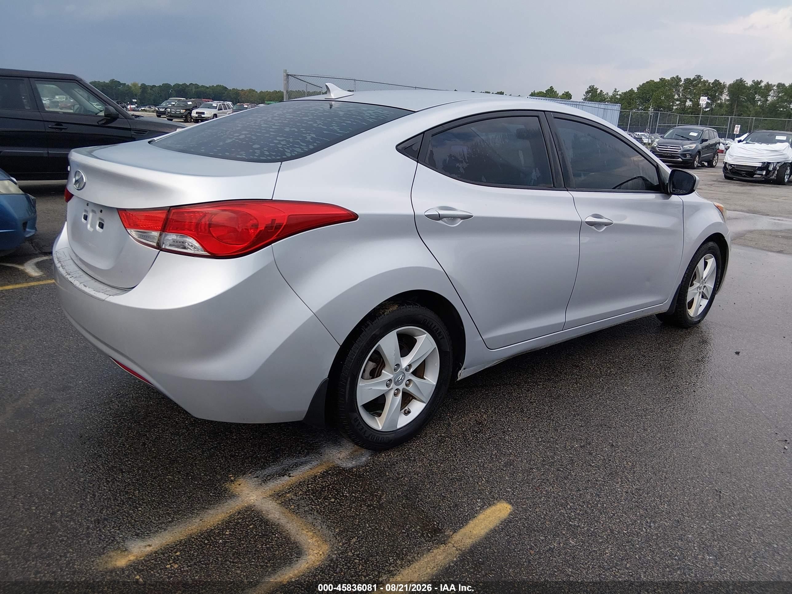 2012 Hyundai Elantra Gls (ulsan Plant) Silver vin: KMHDH4AE3CU465988