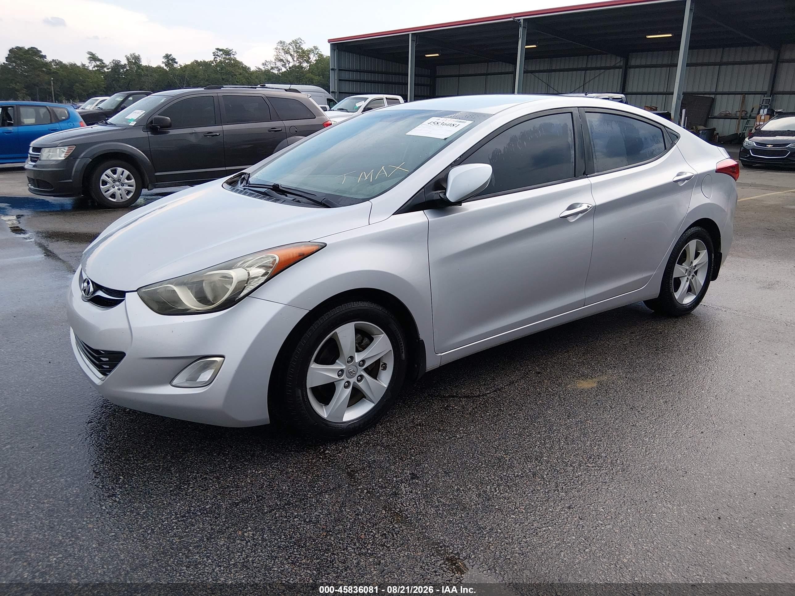2012 Hyundai Elantra Gls (ulsan Plant) Silver vin: KMHDH4AE3CU465988