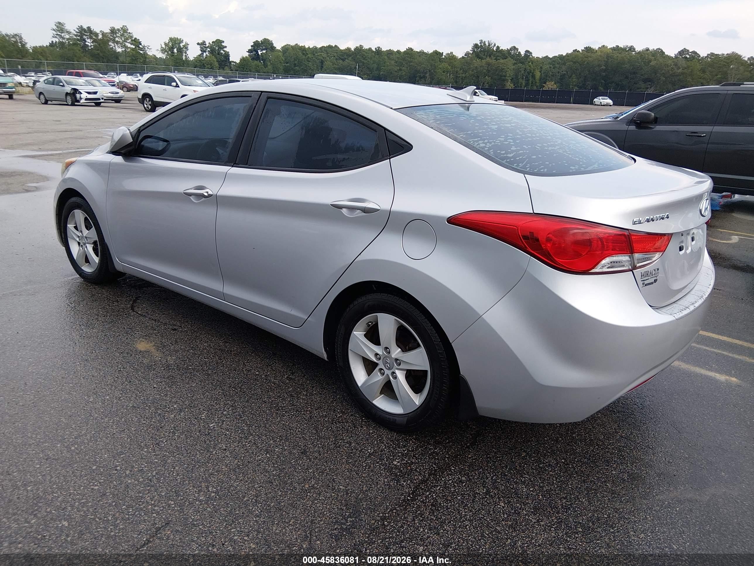 2012 Hyundai Elantra Gls (ulsan Plant) Silver vin: KMHDH4AE3CU465988