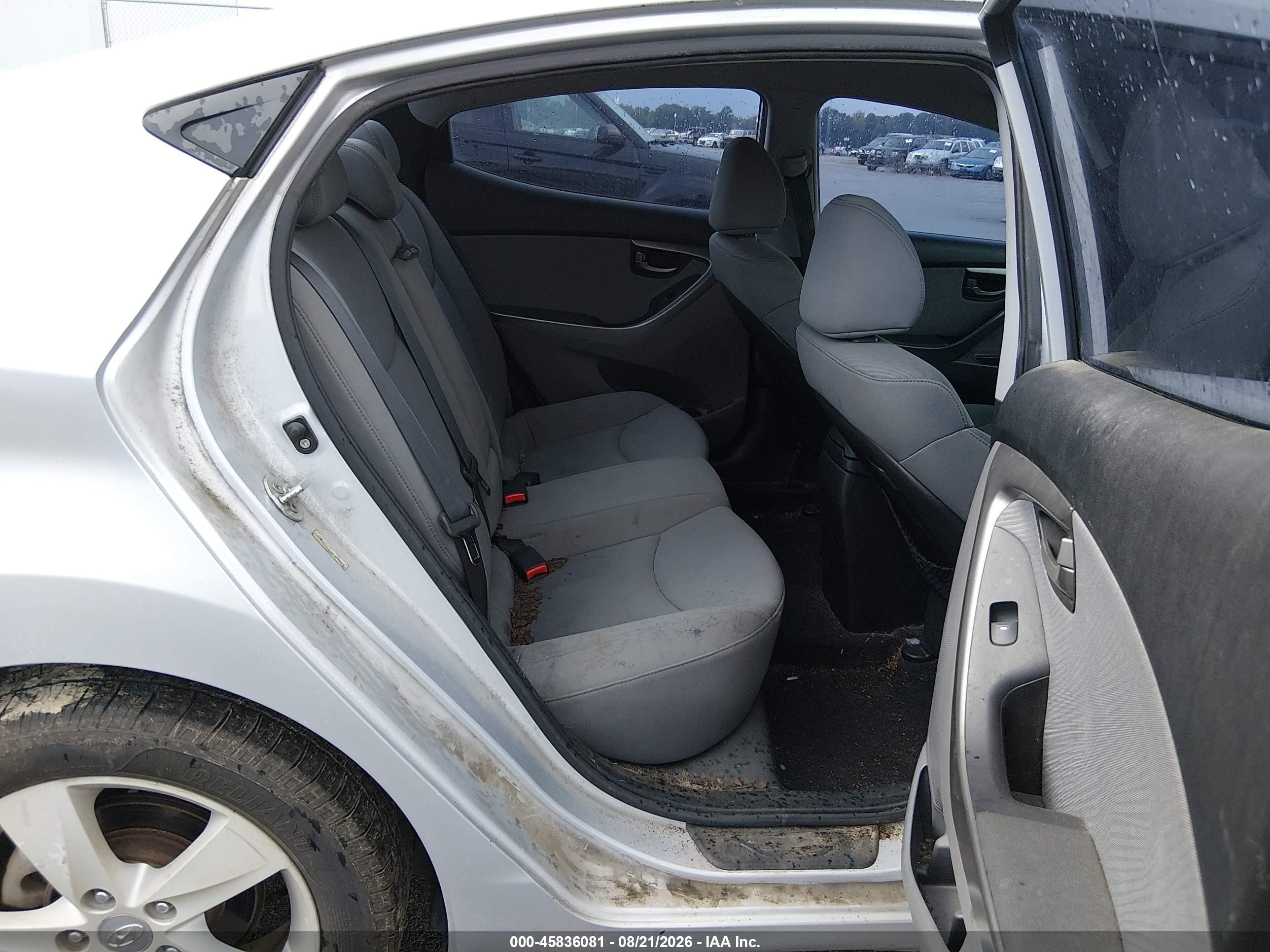 2012 Hyundai Elantra Gls (ulsan Plant) Silver vin: KMHDH4AE3CU465988