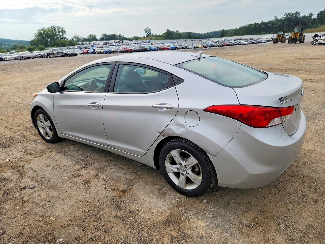 2012 Hyundai Elantra Gls Silver vin: KMHDH4AE3CU467577