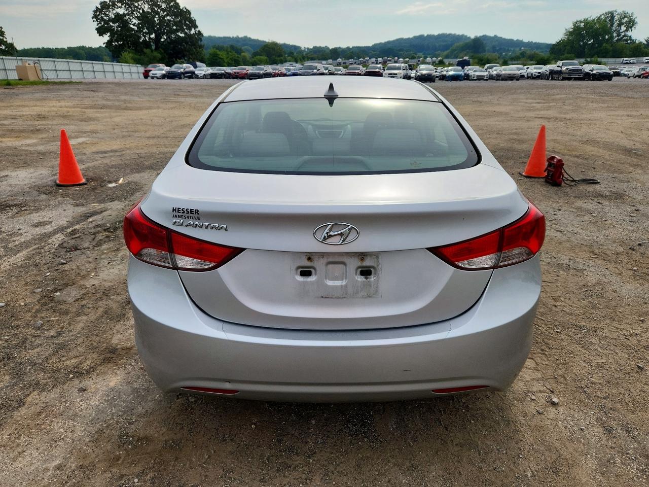 2012 Hyundai Elantra Gls Silver vin: KMHDH4AE3CU467577