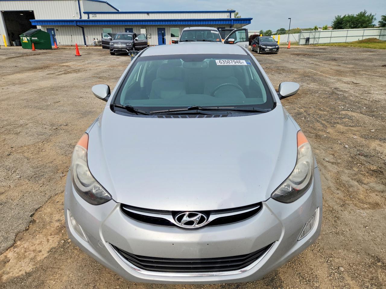 2012 Hyundai Elantra Gls Silver vin: KMHDH4AE3CU467577