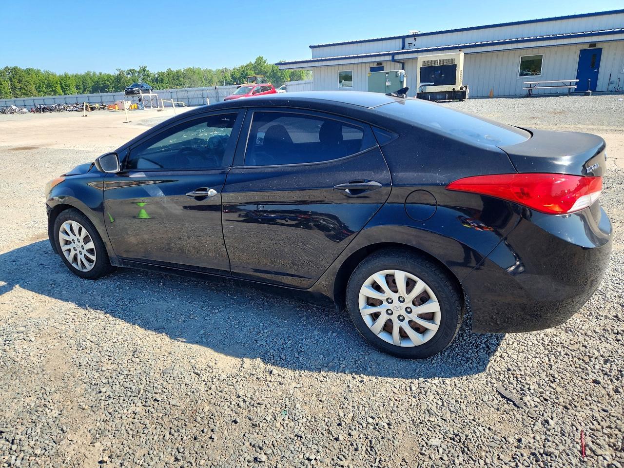 2012 Hyundai Elantra Gls Black vin: KMHDH4AE3CU474206