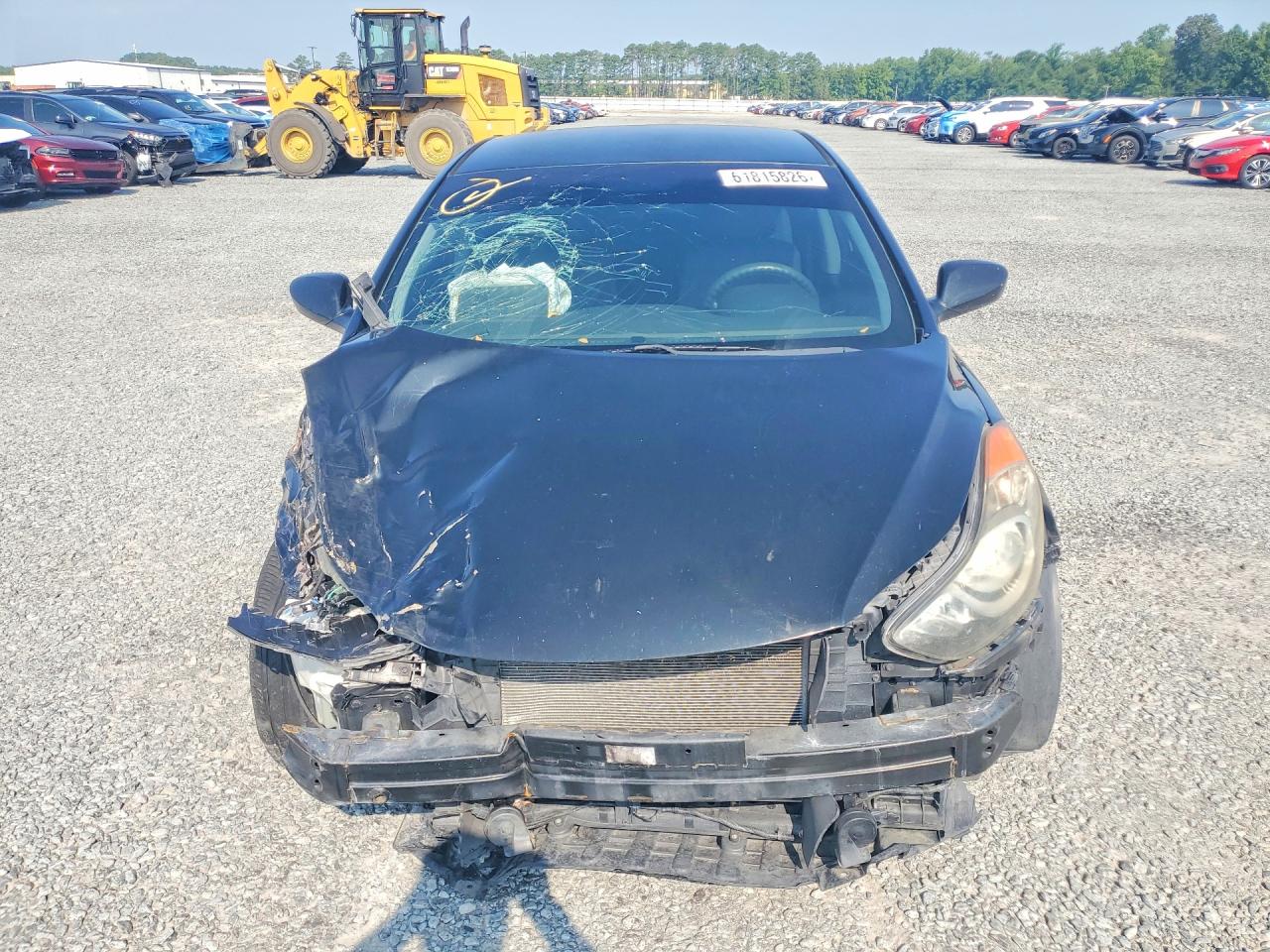 2012 Hyundai Elantra Gls Black vin: KMHDH4AE3CU474206