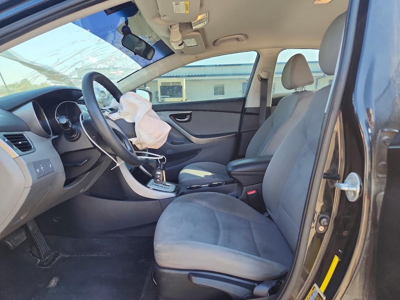 2012 Hyundai Elantra Gls Black vin: KMHDH4AE3CU474206