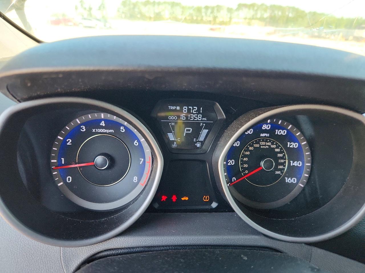 2012 Hyundai Elantra Gls Black vin: KMHDH4AE3CU474206