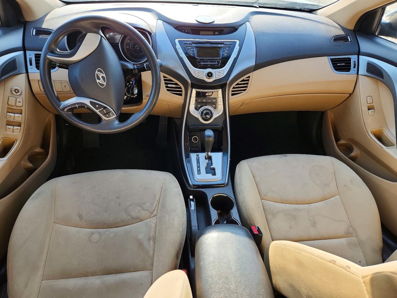 2012 Hyundai Elantra Gls Black vin: KMHDH4AE3CU475713