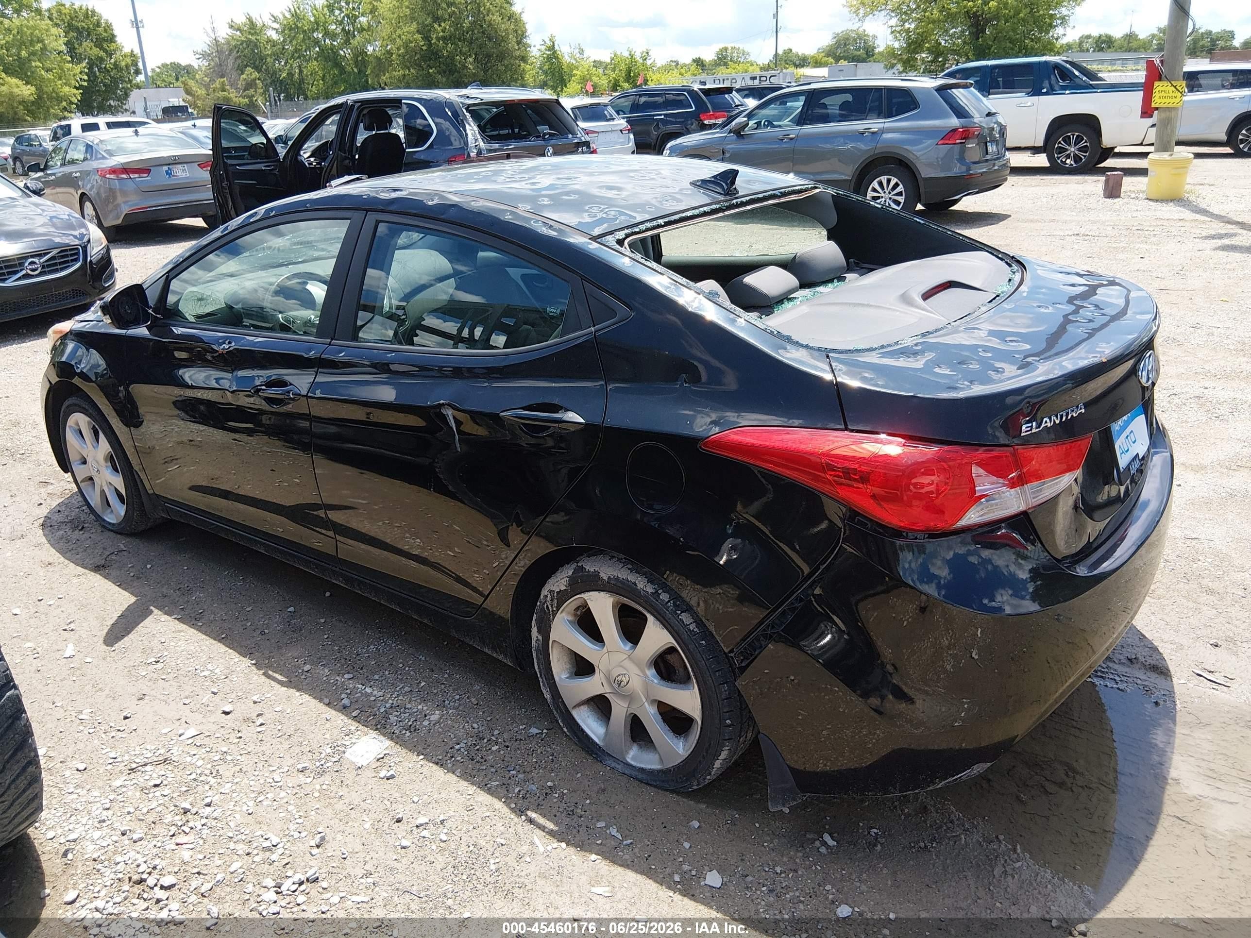 2012 Hyundai Elantra Limited (ulsan Plant) Black vin: KMHDH4AE3CU479728