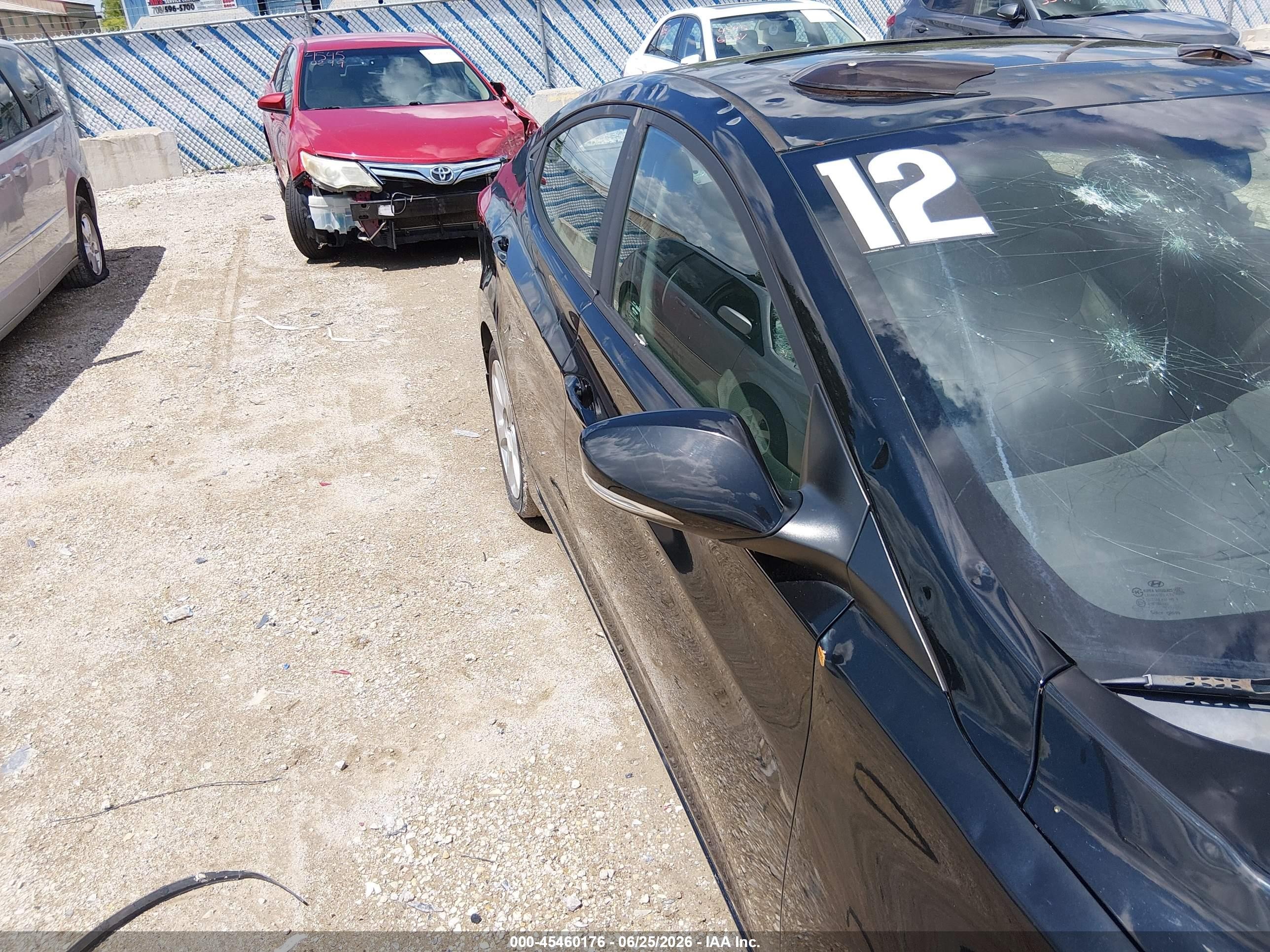 2012 Hyundai Elantra Limited (ulsan Plant) Black vin: KMHDH4AE3CU479728