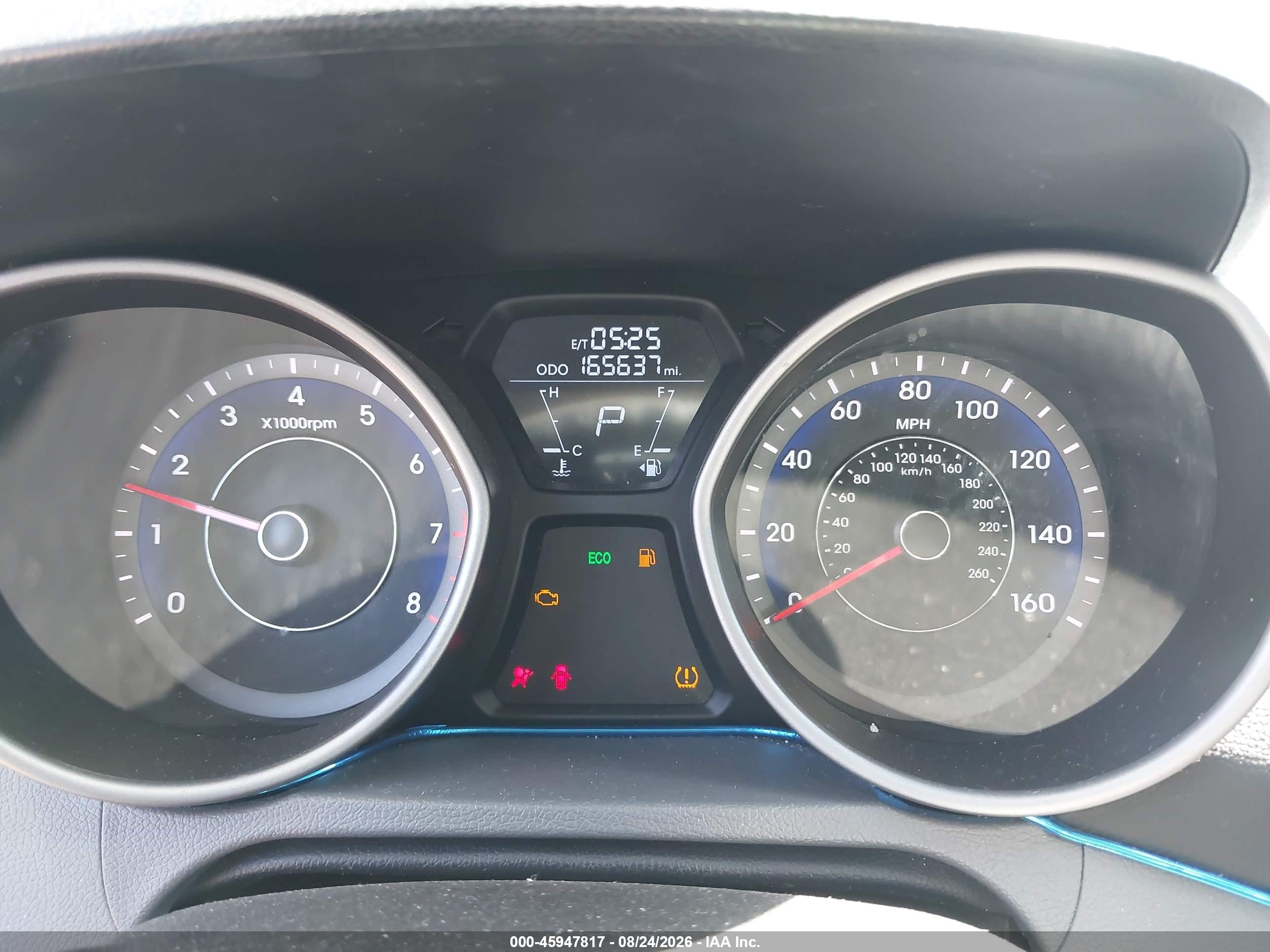 2013 Hyundai Elantra Gls Blue vin: KMHDH4AE3DU007272