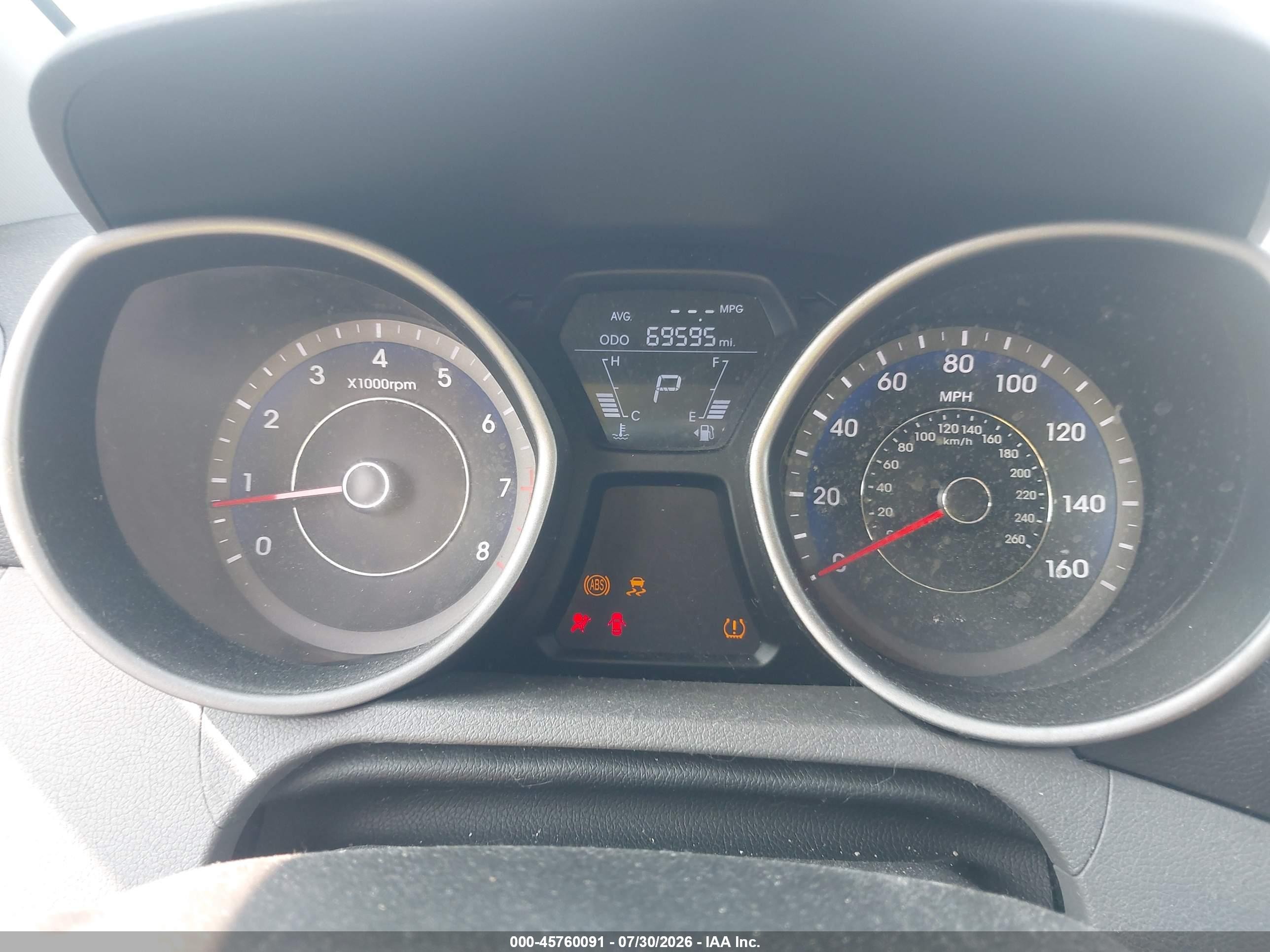 2013 Hyundai Elantra Gls Blue vin: KMHDH4AE3DU485644