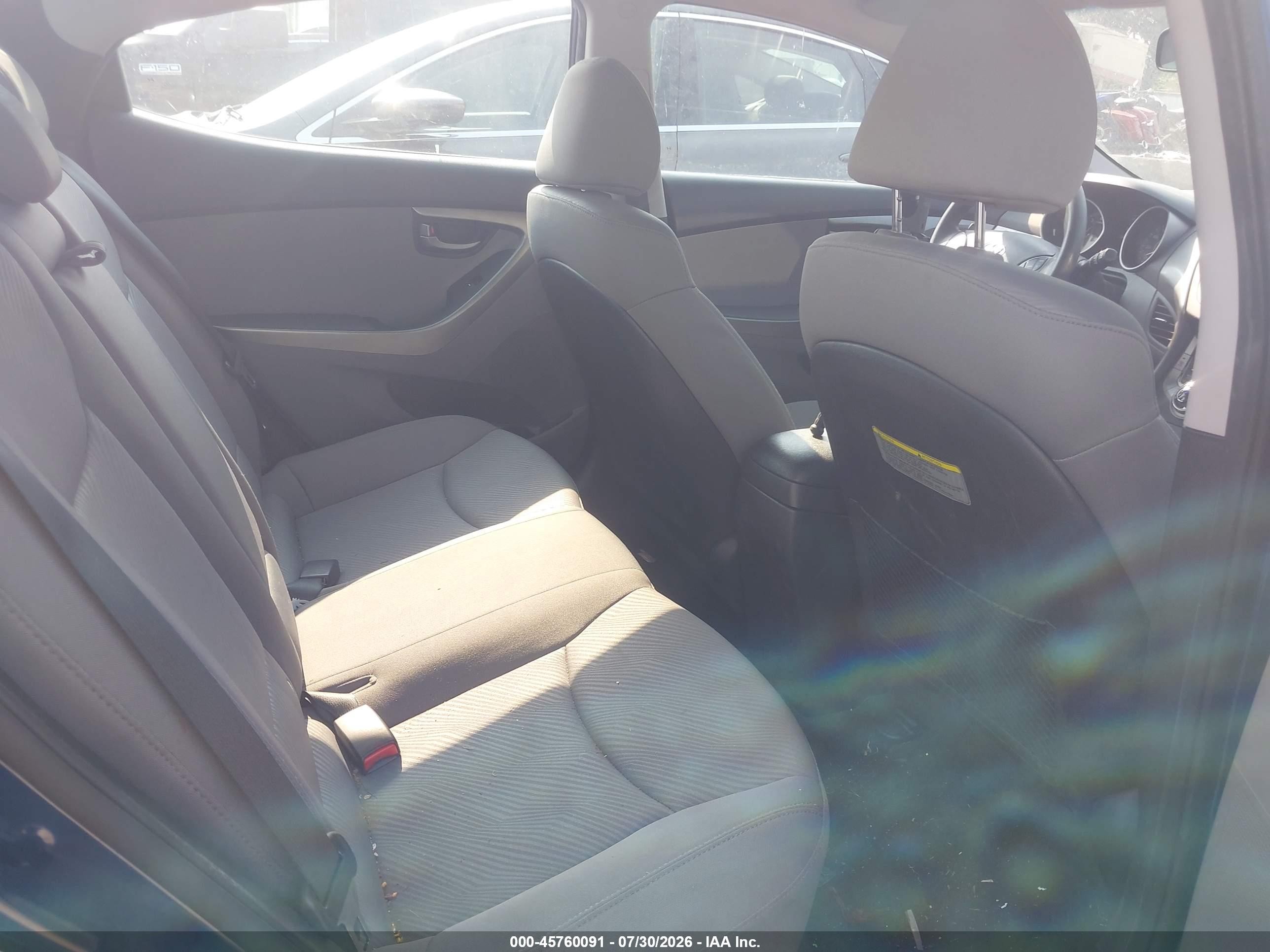 2013 Hyundai Elantra Gls Blue vin: KMHDH4AE3DU485644