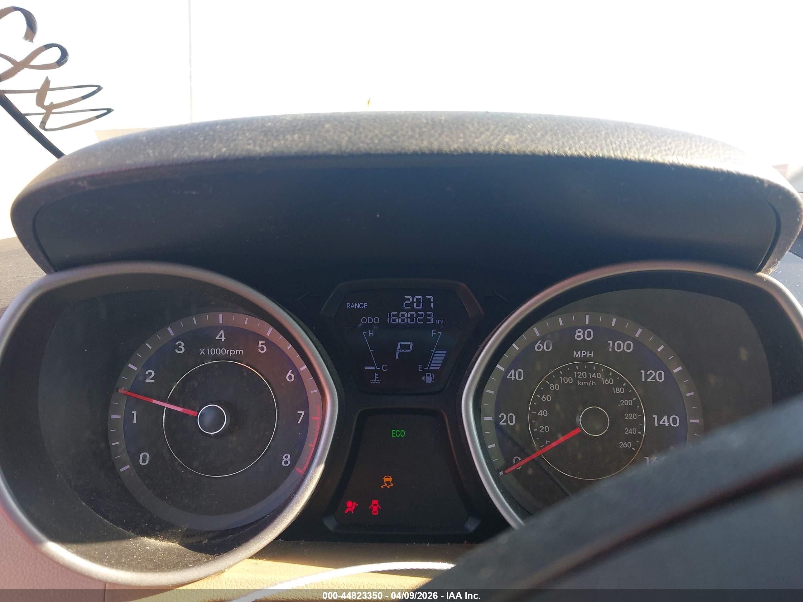 2013 Hyundai Elantra Gls Light Blue vin: KMHDH4AE3DU494098