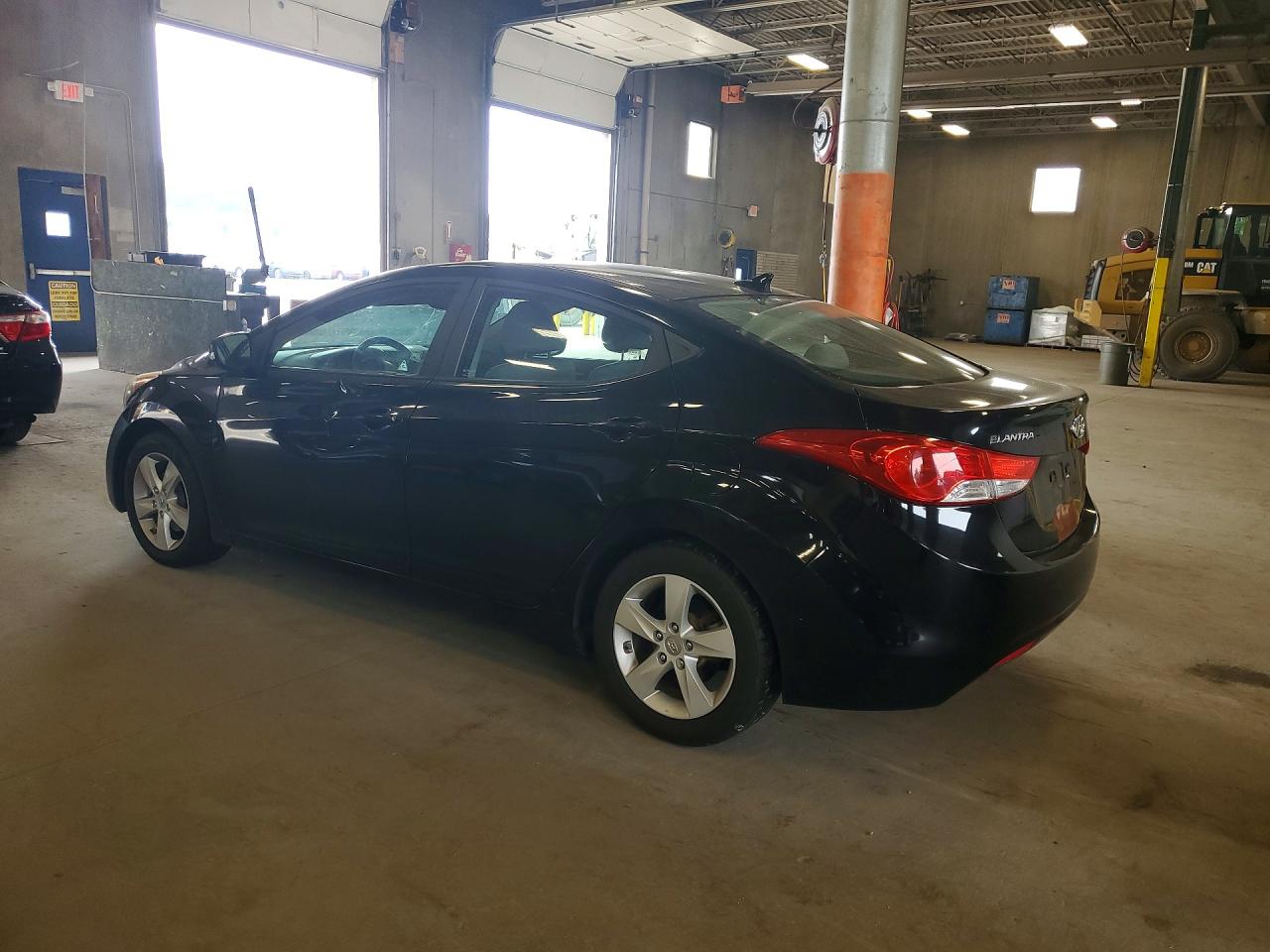 2013 Hyundai Elantra Black vin: KMHDH4AE3DU497700