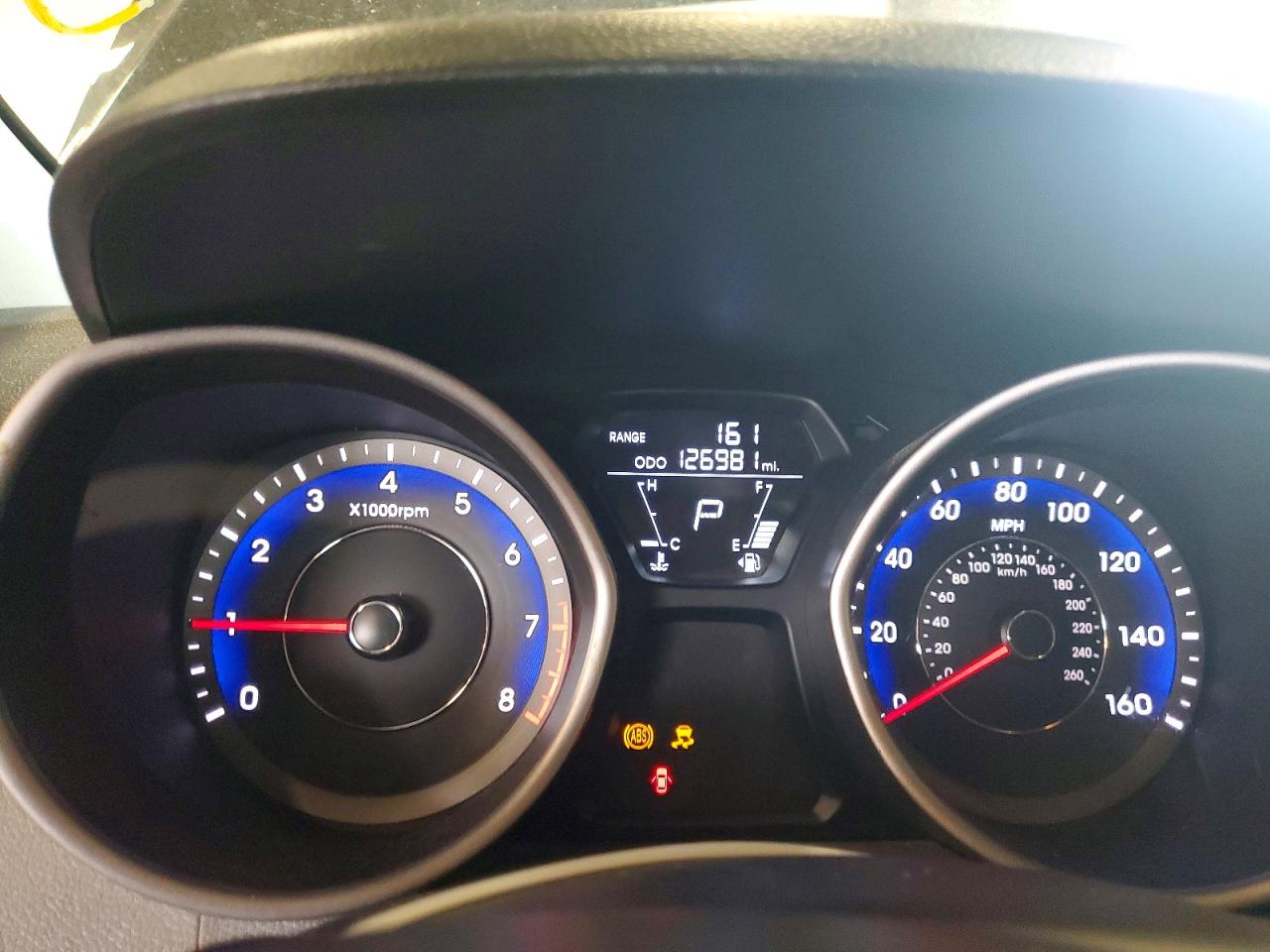 2013 Hyundai Elantra Black vin: KMHDH4AE3DU497700