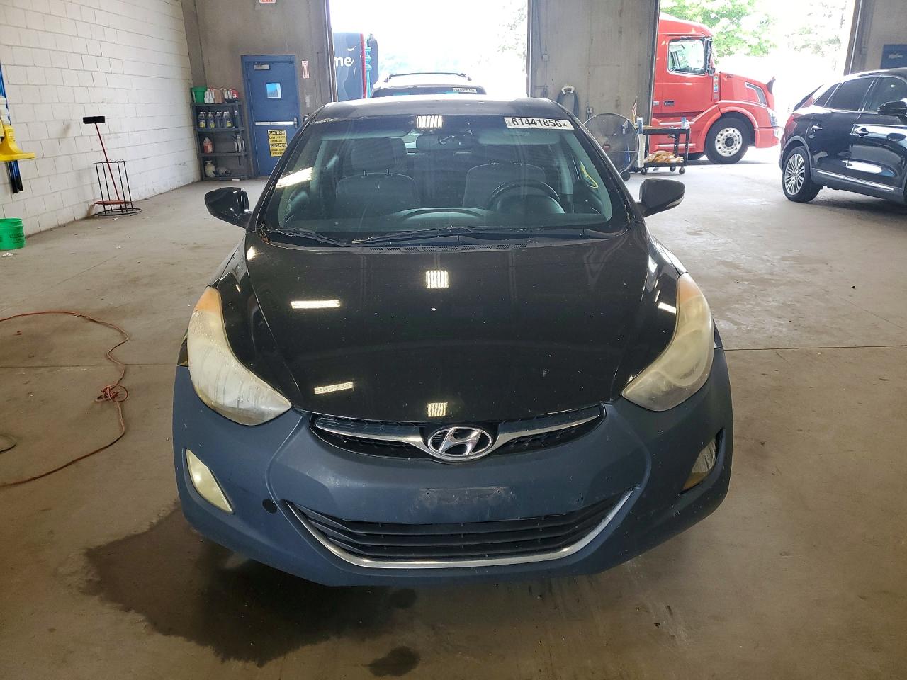 2013 Hyundai Elantra Black vin: KMHDH4AE3DU497700