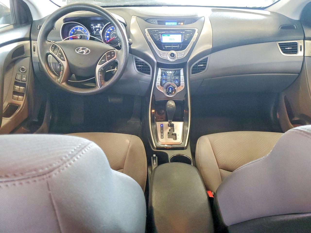 2013 Hyundai Elantra Black vin: KMHDH4AE3DU497700