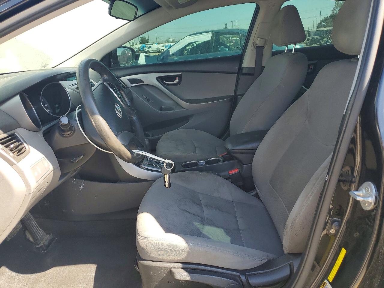 2013 Hyundai Elantra Gls Black vin: KMHDH4AE3DU521350