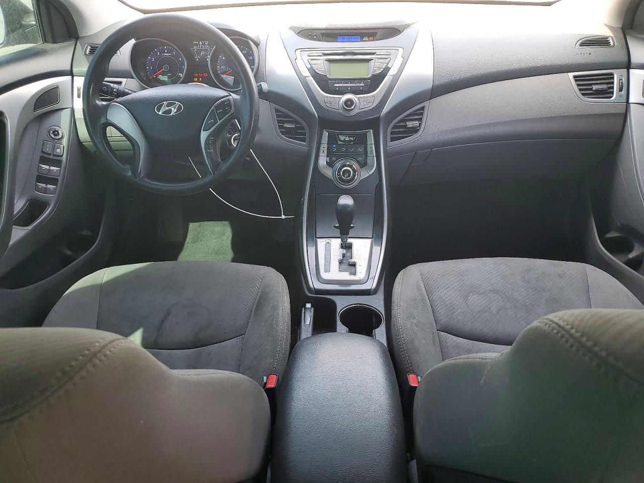 2013 Hyundai Elantra Gls Black vin: KMHDH4AE3DU521350