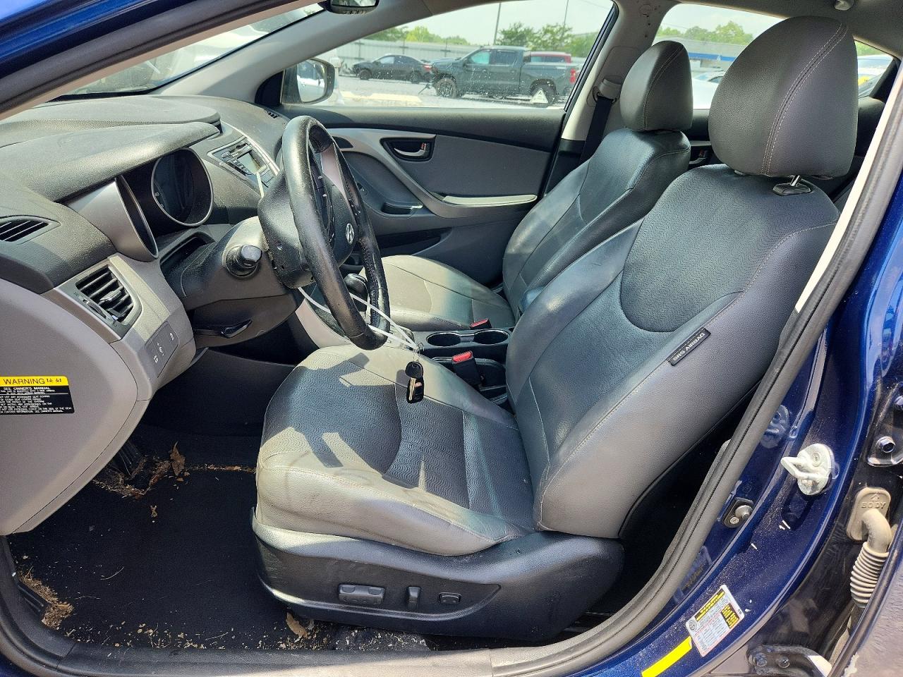 2013 Hyundai Elantra Limited Blue vin: KMHDH4AE3DU527245