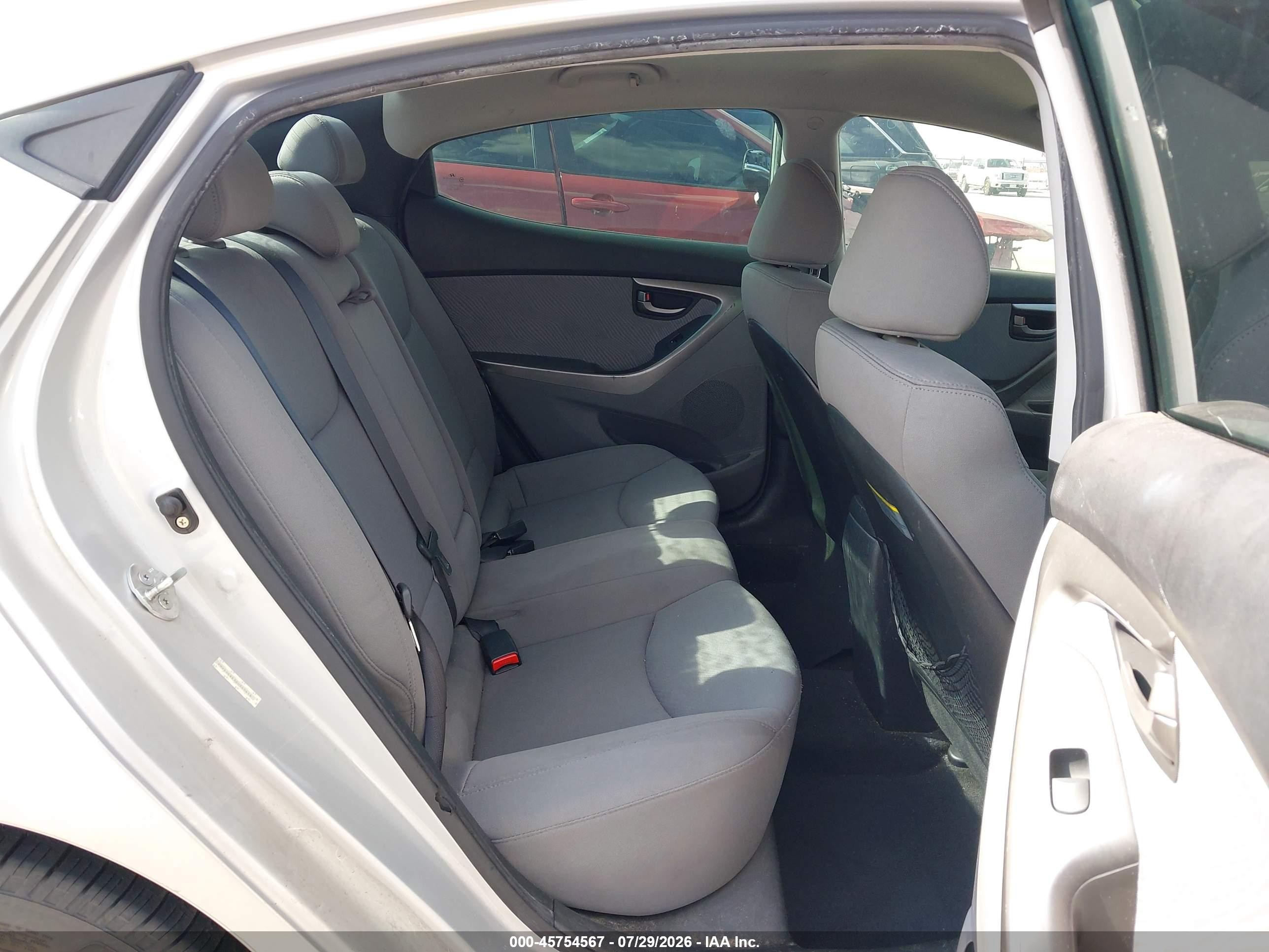 2013 Hyundai Elantra Gls Silver vin: KMHDH4AE3DU540416