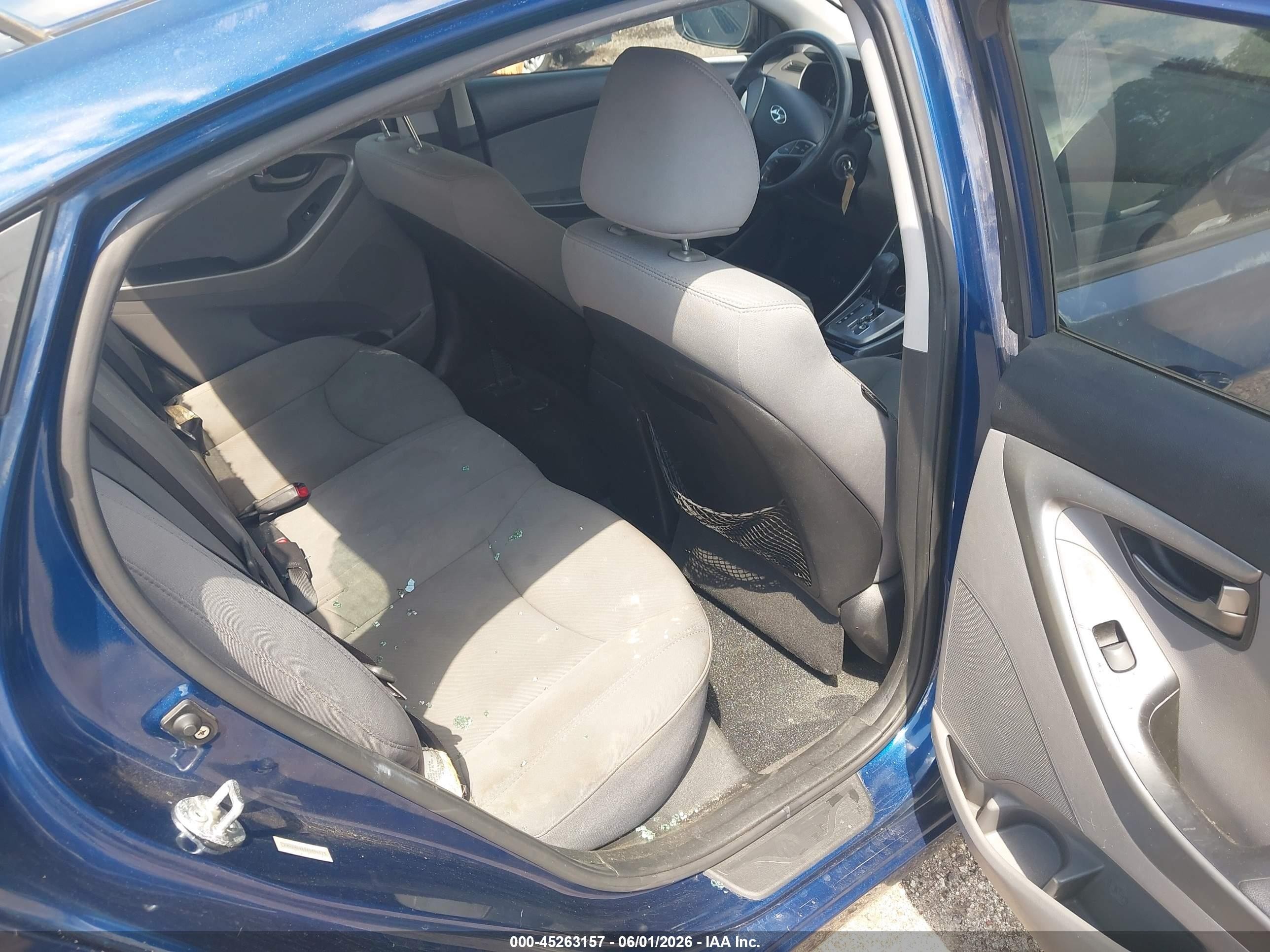2013 Hyundai Elantra Gls Blue vin: KMHDH4AE3DU594623