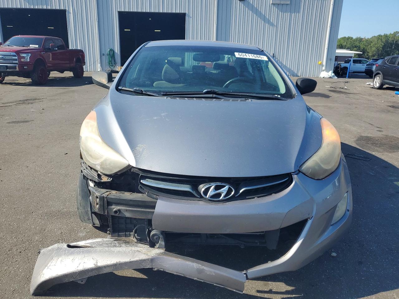 2013 Hyundai Elantra Gls Silver vin: KMHDH4AE3DU615096