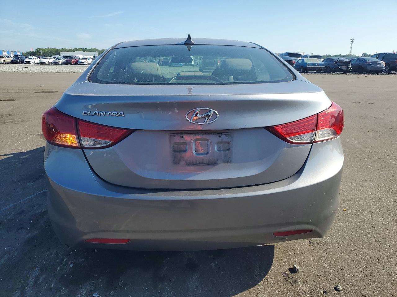 2013 Hyundai Elantra Gls Silver vin: KMHDH4AE3DU615096