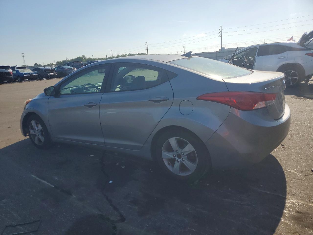 2013 Hyundai Elantra Gls Silver vin: KMHDH4AE3DU615096